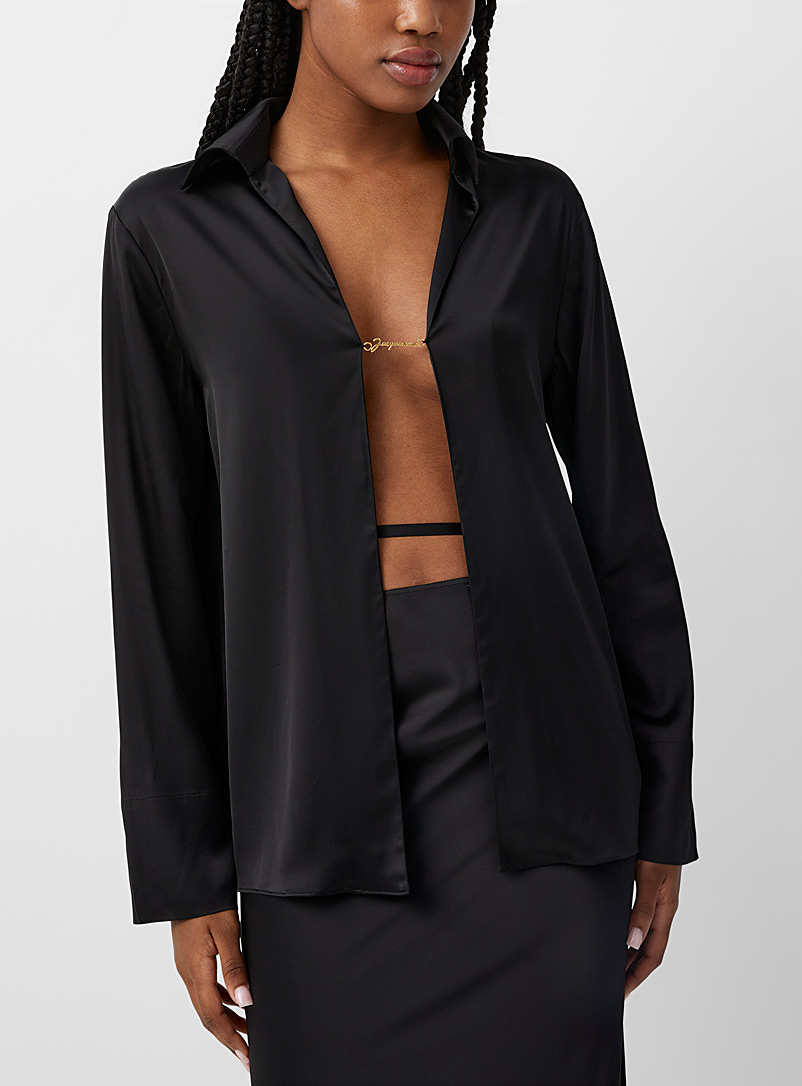 Jacquemus Black Notte shirt for women