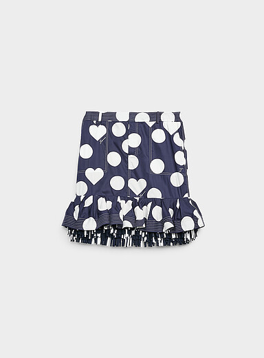 Jacquemus Patterned Blue Cabana skirt for women