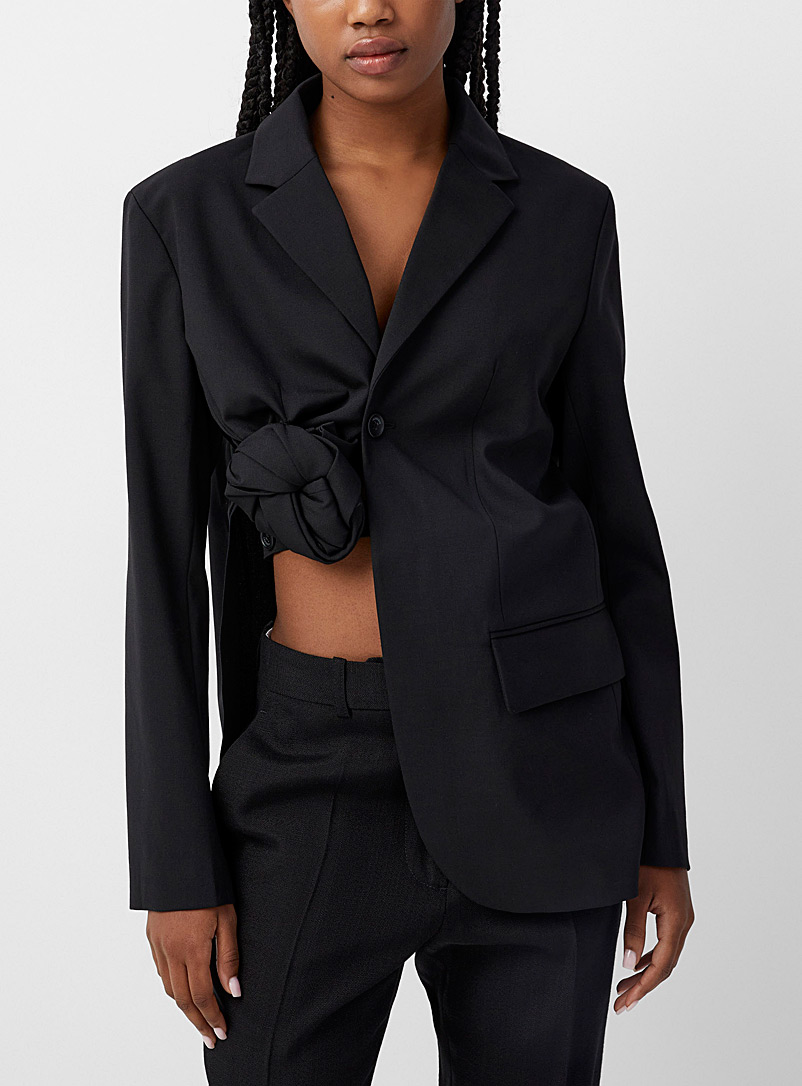 Jacquemus Black Baccala blazer for women