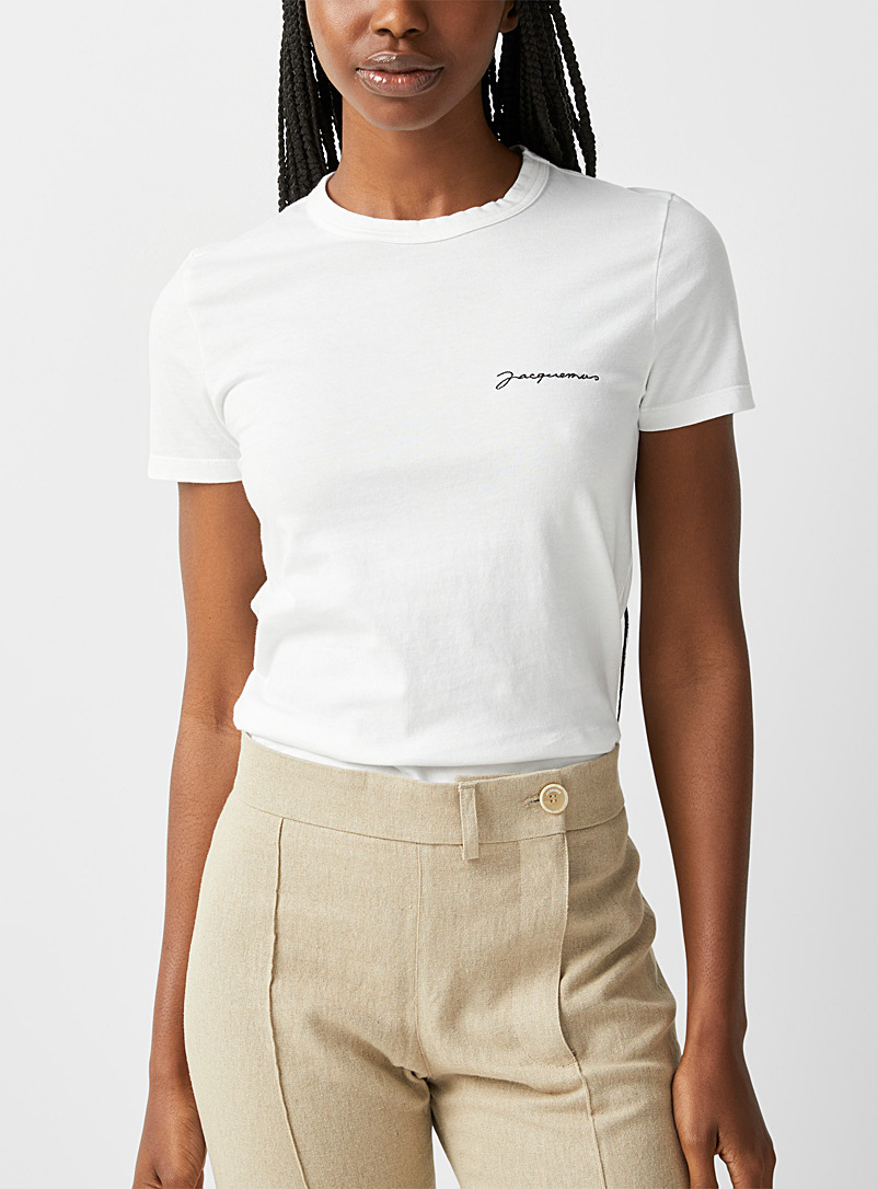 Jacquemus: Le t-shirt Jacquemus Blanc pour femme