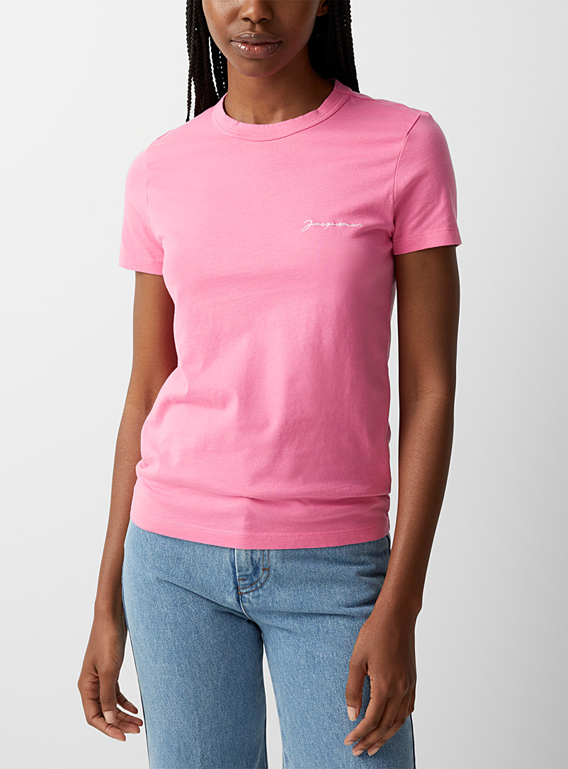 Jacquemus Medium Pink Jacquemus T-shirt for women