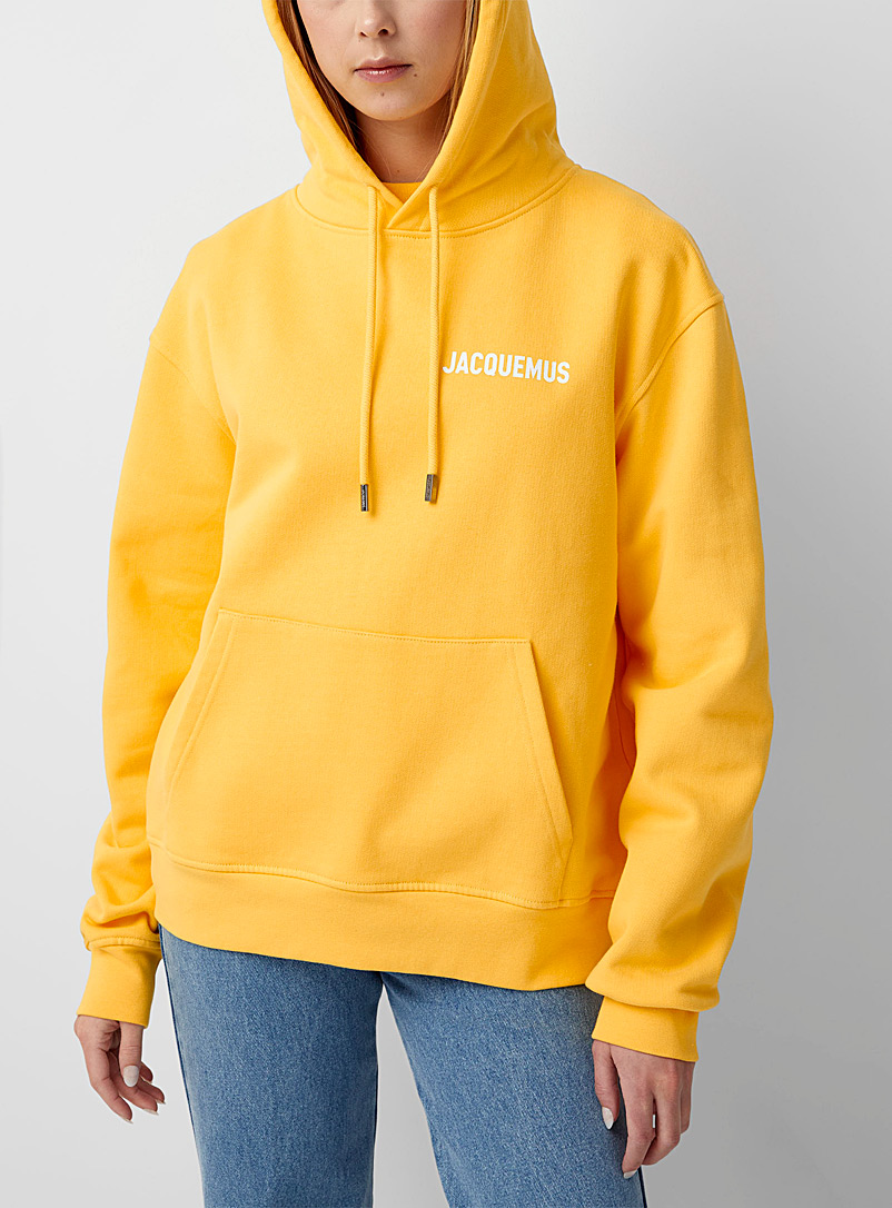 Jacquemus Medium Yellow Jacquemus hoodie for women