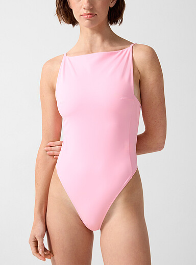 Jacquemus: Le une-pi&egrave;ce Sole Rose pour femme