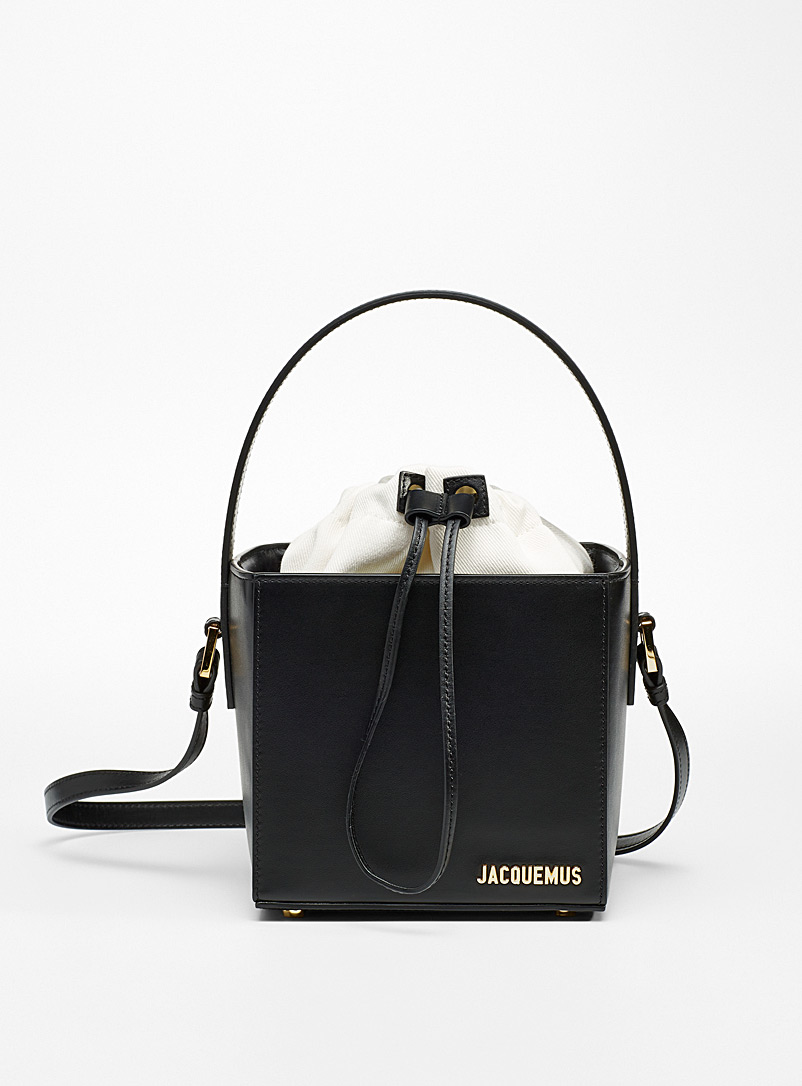 Jacquemus Black Seau Carré bag for women