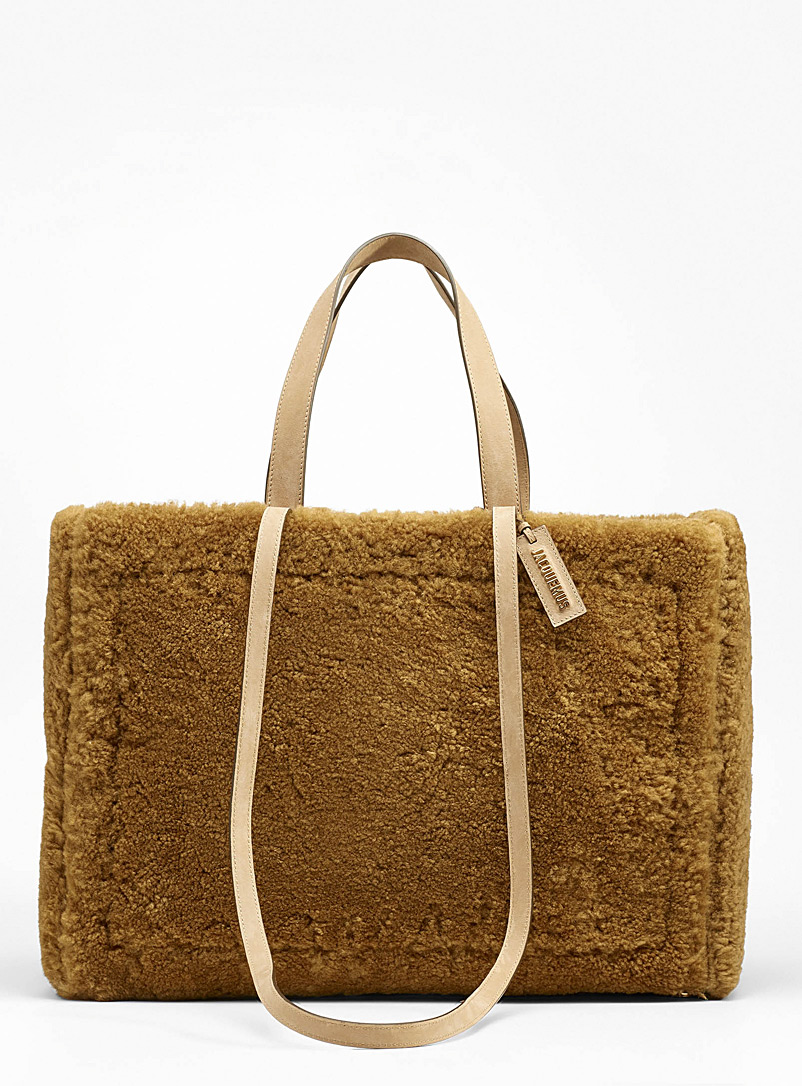 Jacquemus Khaki Neve tote bag for women