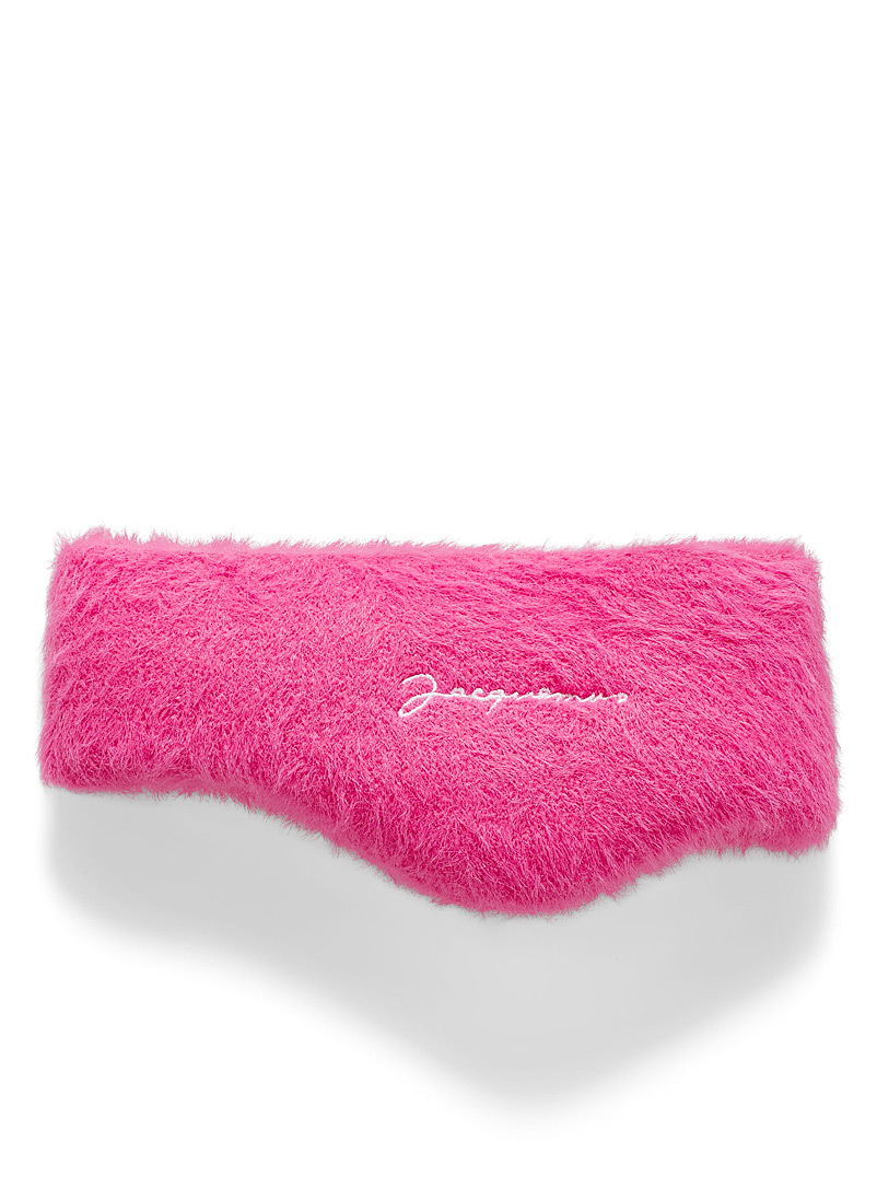 Jacquemus Pink Mountain headband for women