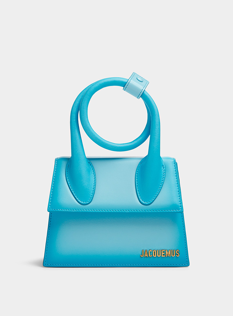 Jacquemus Blue Chiquito Noeud graded-tone bag for women