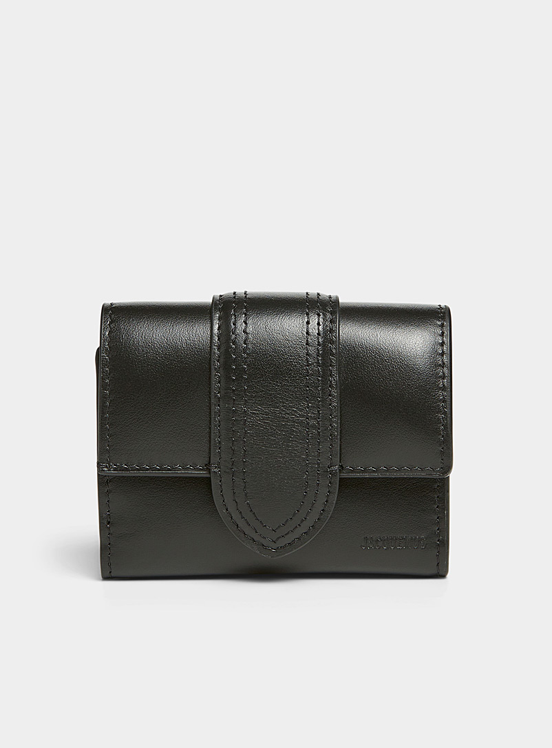 Jacquemus Black Le Compact Bambino wallet for women