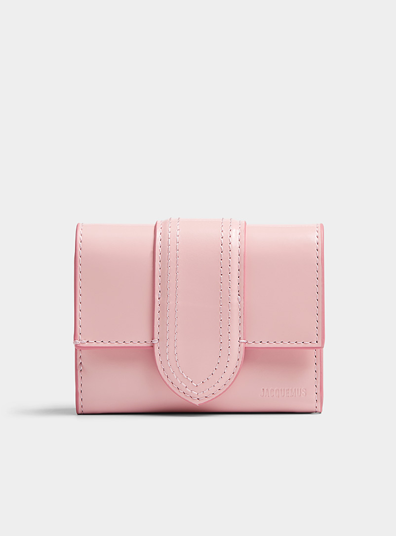 Jacquemus Pink Le Compact Bambino wallet for women