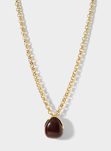 Jacquemus Assorted Raisin wood pendant necklace for women