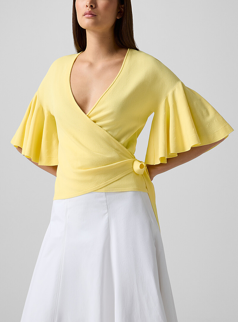 La Maille Paysan Wrap Jacket