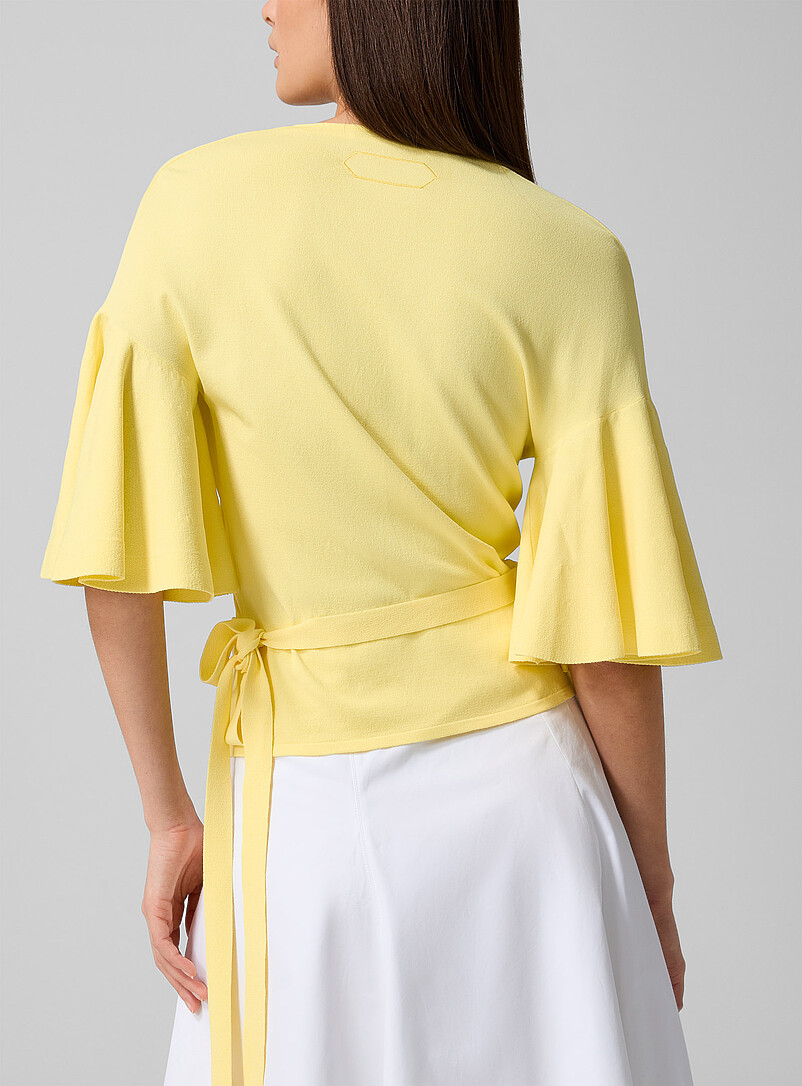 La Maille Paysan wrap jacket product image 3