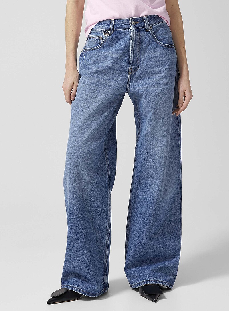 de-Nîmes wide-leg jean product image 2