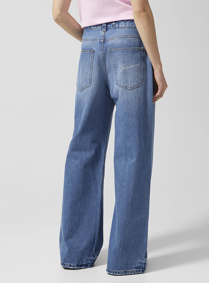 de-Nîmes wide-leg jean product image 3