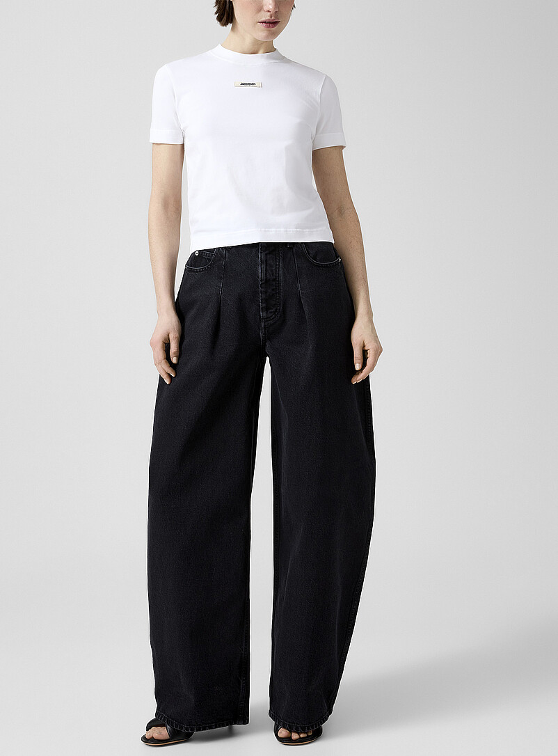 De-Nîmes Ovalo Structured Barrel Jean