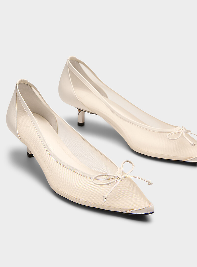 Tourni twisted heel sheer pumps product image 3