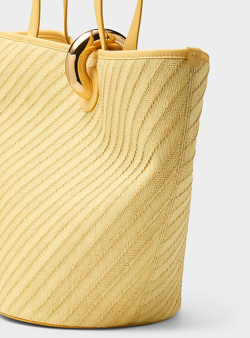 Bambola braided weave leather tote bag product image 2