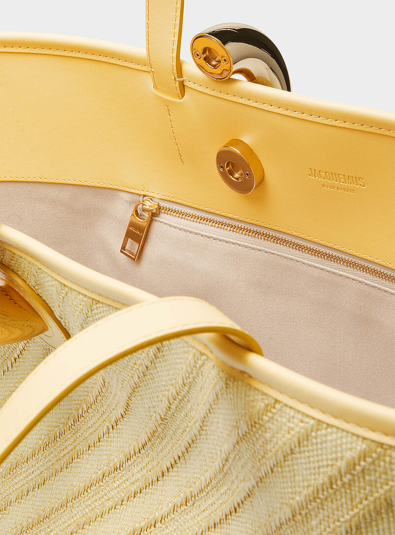 Bambola braided weave leather tote bag product image 3