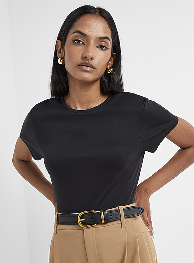 Le t-shirt luxueux coton pima