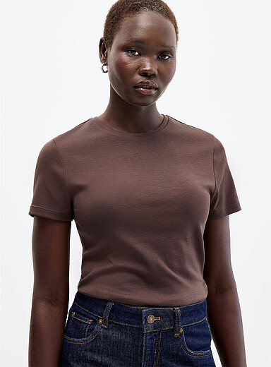 Le t-shirt luxueux coton pima