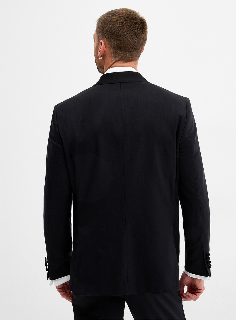 Jack Victor Black Ethan shawl-collar tuxedo jacket for men