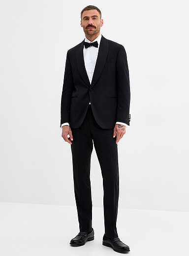 Phoenix pure wool tuxedo pant