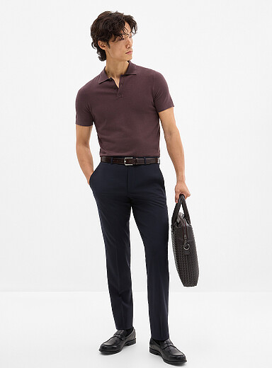 Le pantalon laine extensible Patrick