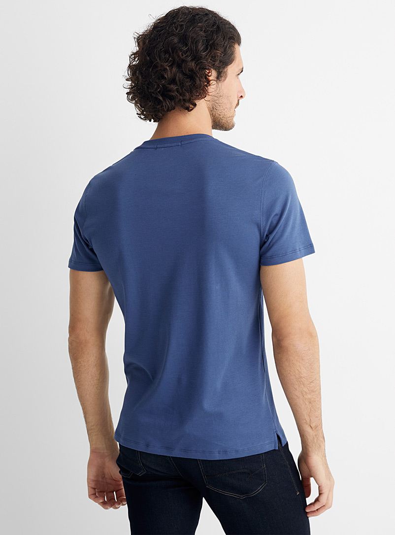 Robert Barakett Marine Blue Luxurious Pima cotton T-shirt for men