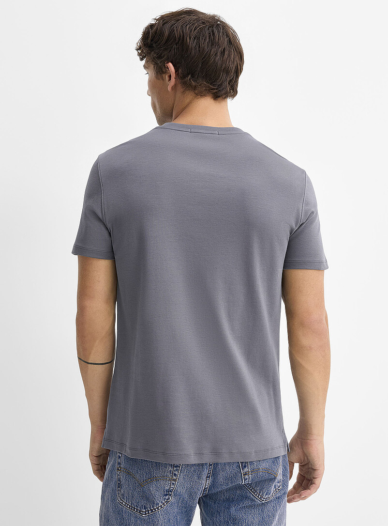Robert Barakett: Le t-shirt coton pima luxueux Noir pour homme