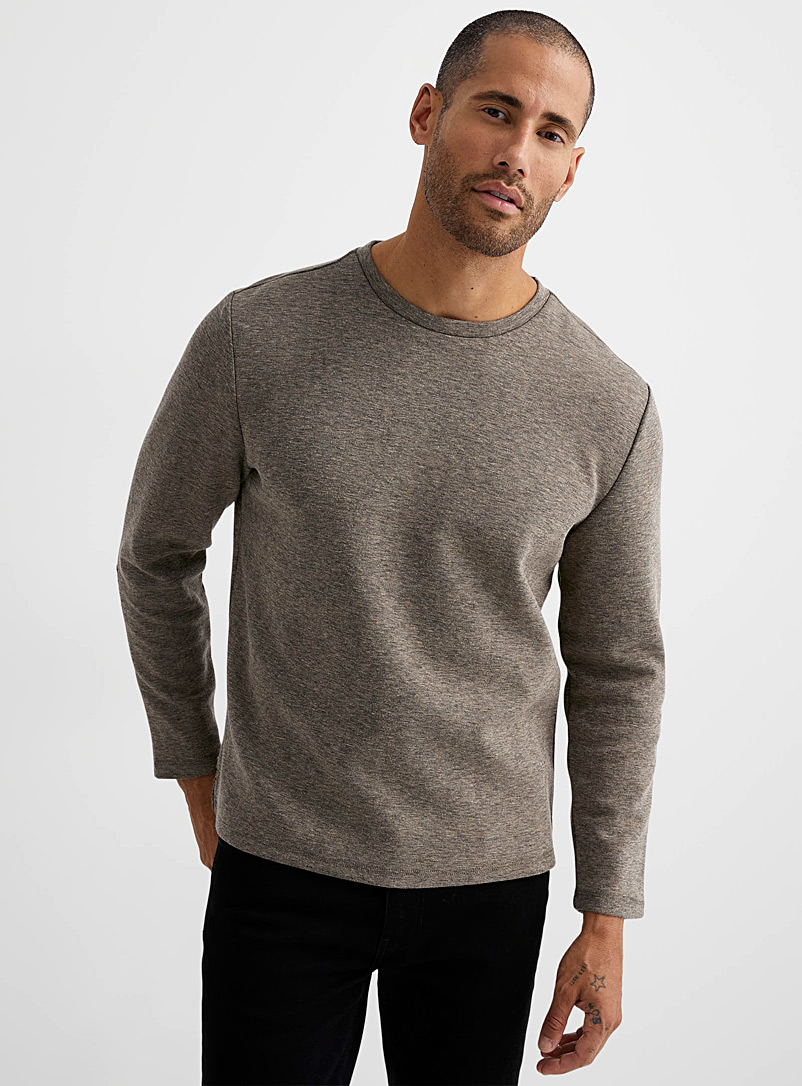 Structured heathered jersey sweatshirt | Robert Barakett | Shop Men's ...