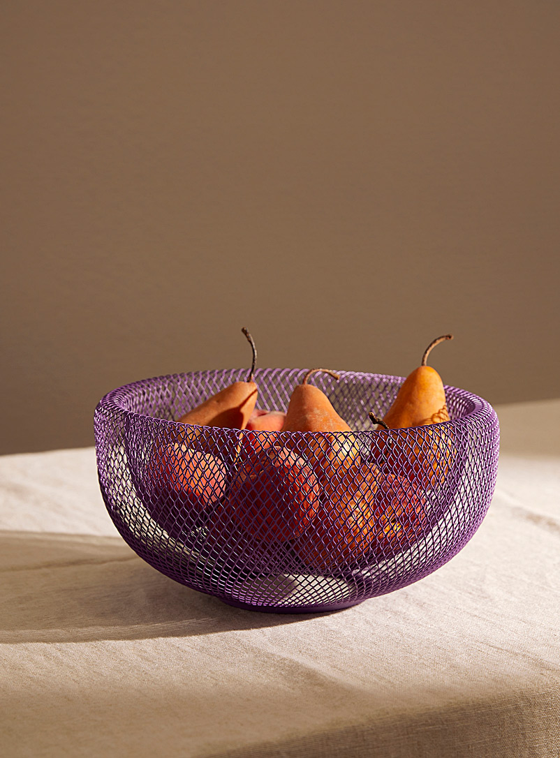 F Fityle Bol à Fruits Avec Couvercle - Grand Panier Sur Pied Blanc Avec Autocollant - Conservation Aliments