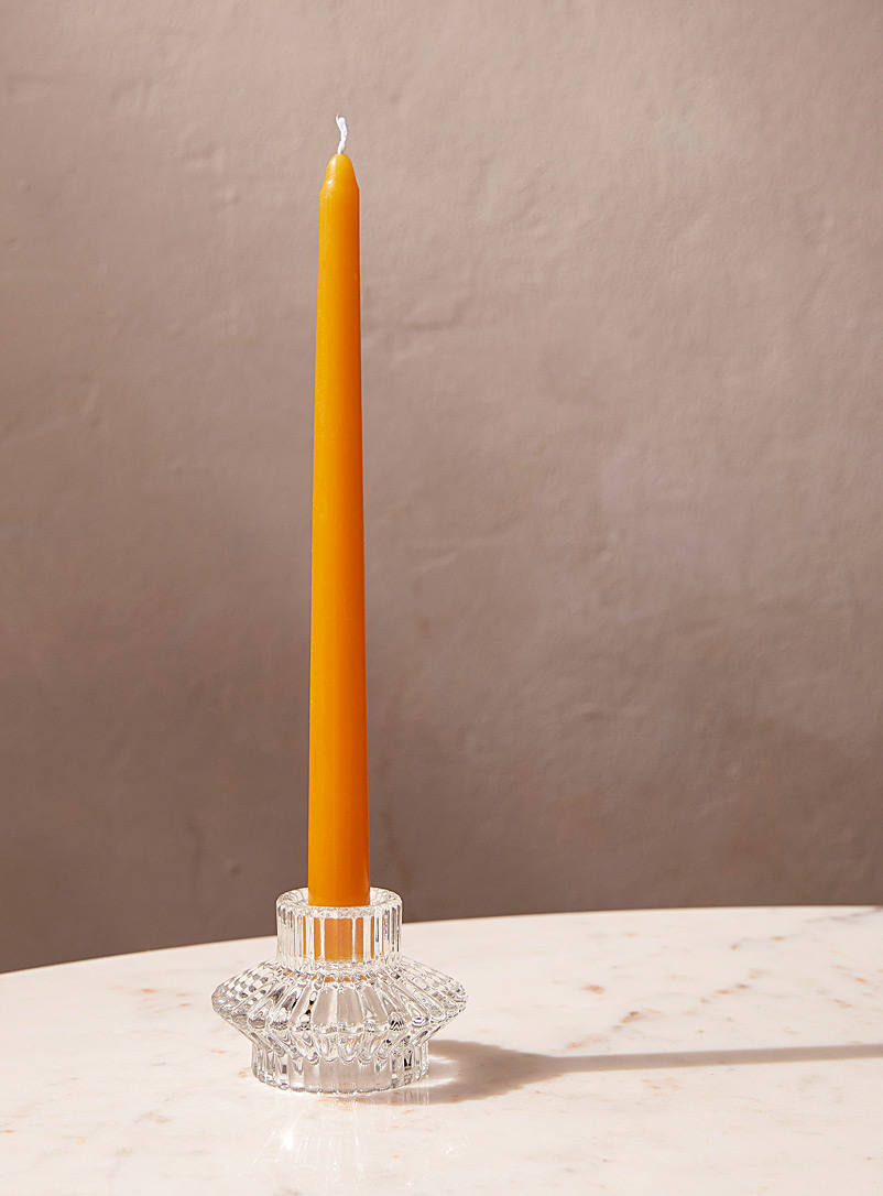 Simons Maison: Le chandelier r&eacute;versible verre cannel&eacute; Assorti
