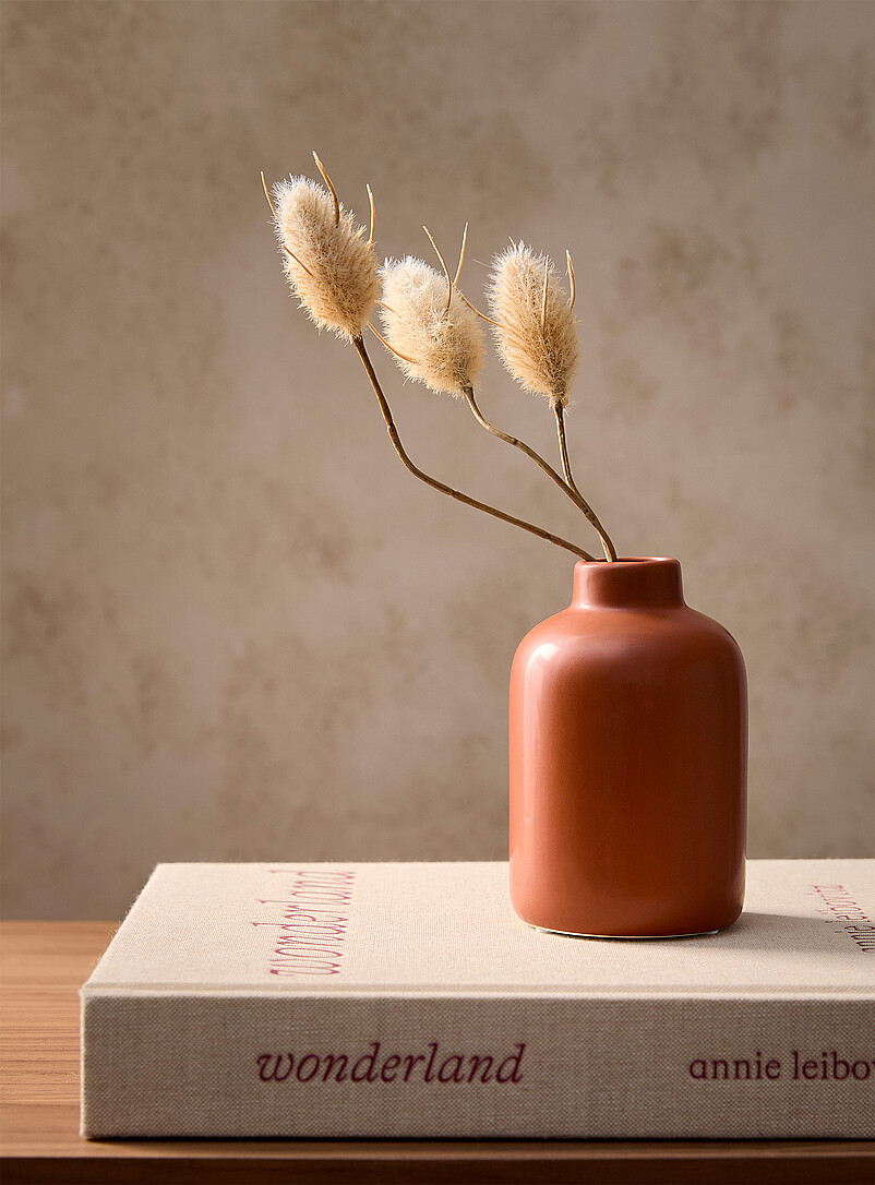 Simons Maison Pink Small minimalist polished ceramic vase