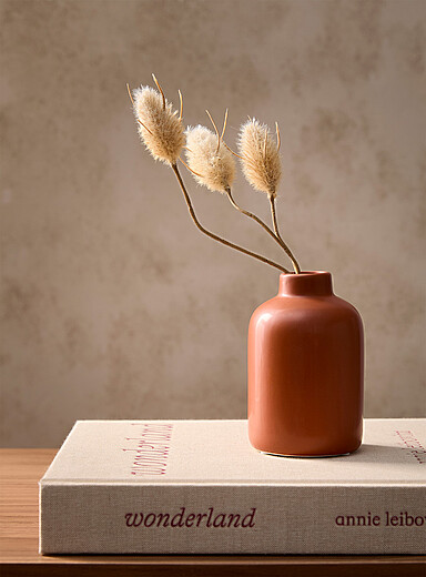 Simons Maison: Le petit vase minimaliste c&eacute;ramique polie Rose