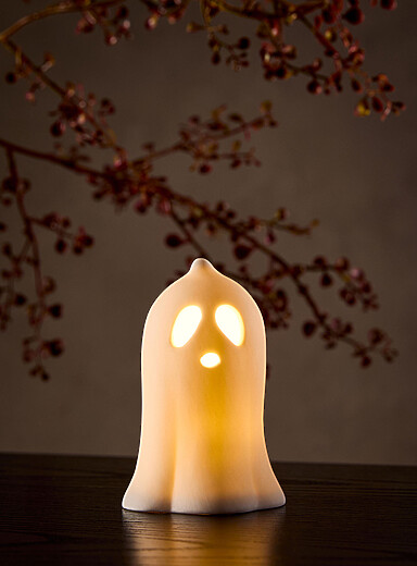 Le petit fant&ocirc;me lumi&egrave;re &agrave; DEL <b>Collection d'Halloween</b>