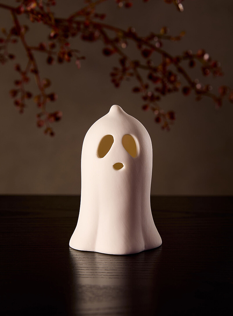 Mini Figurine Fantôme YCHYAN 20 Mini Fantômes Lumineux En Résine – Déco Jardin, Maison, Micro-paysage – 5 Styles Adorables – Phosphorescents Et étanches