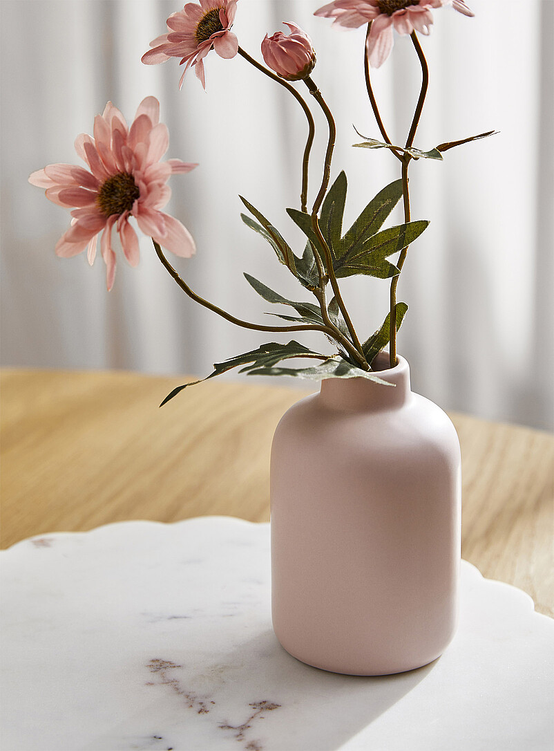 Small Minimalist Polished Ceramic Vase