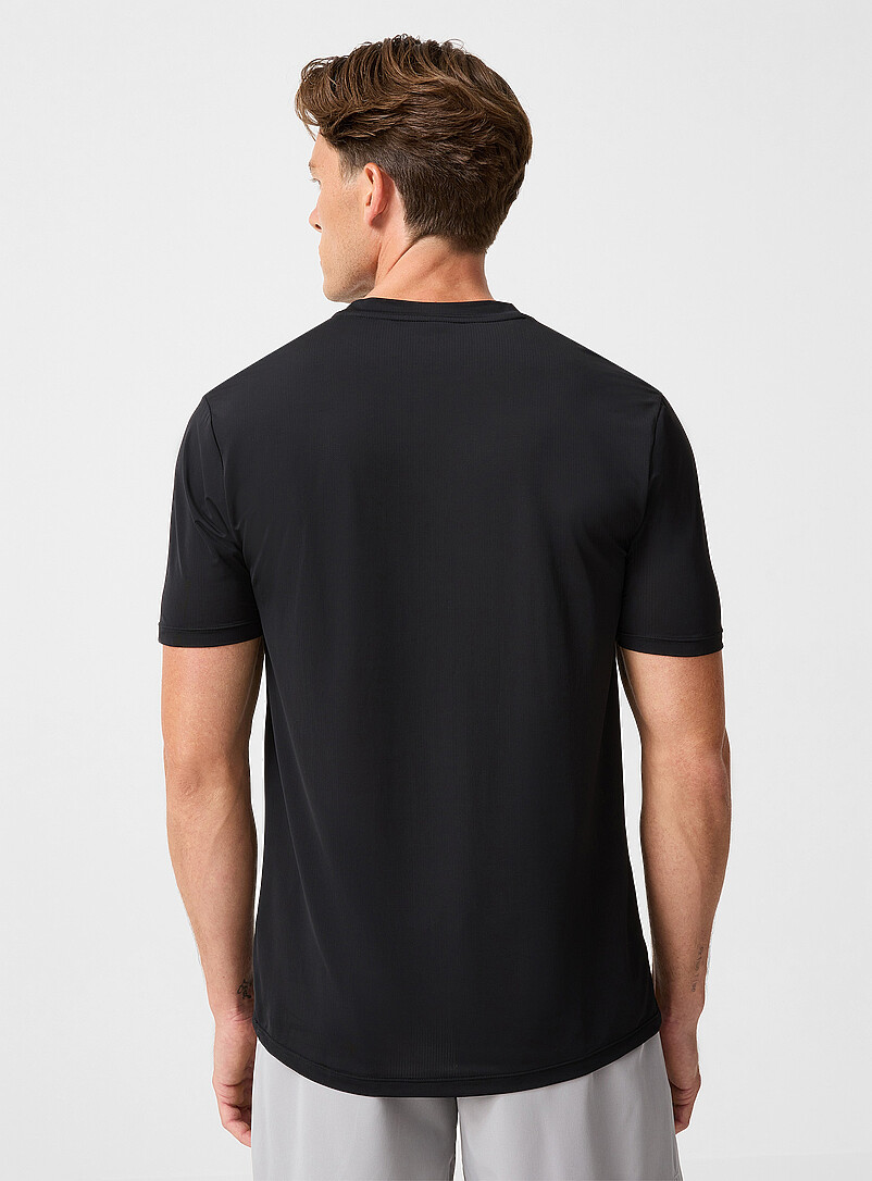 I.FIV5: Le t-shirt microperfor&eacute; ample Blanc pour homme