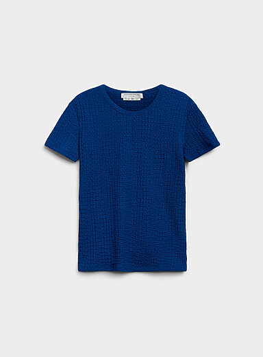 Le t-shirt smock&eacute; extensible