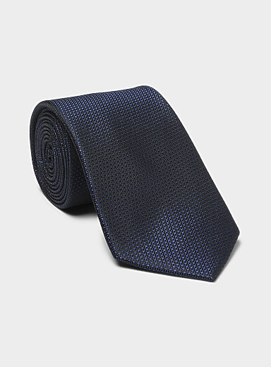 Colourful satiny jacquard tie