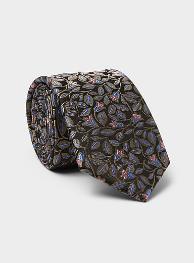 La cravate jardin jacquard