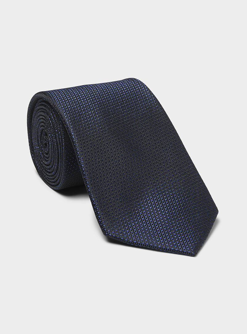 Colourful satiny jacquard tie product image (primary)