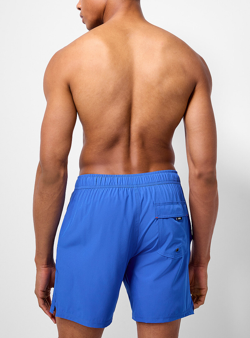 Saxx: Le maillot short couleur unie Noir pour homme