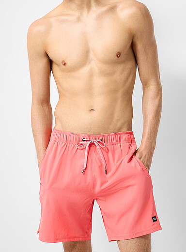 Solid-coloured swim trunk