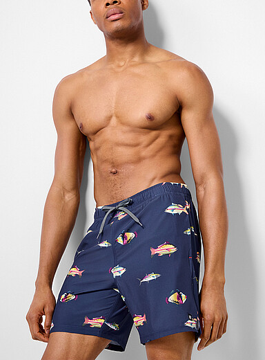 Le maillot short poissons arc-en-ciel
