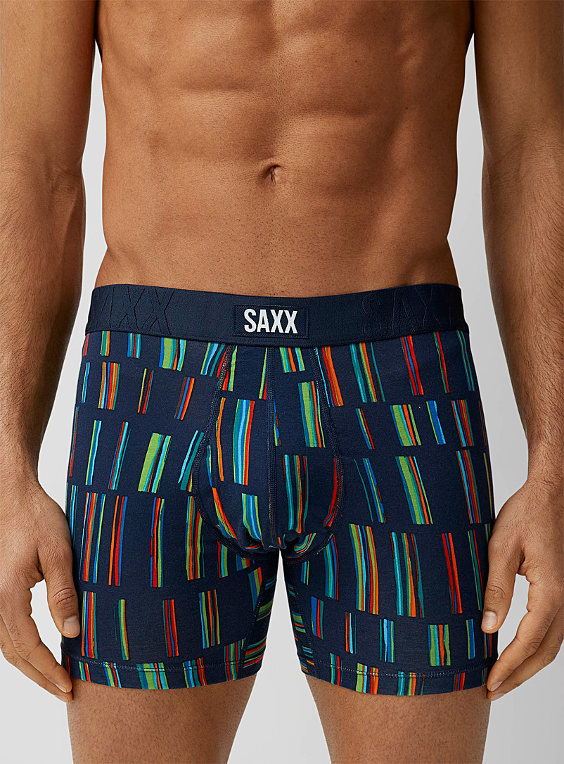 Saxx Patterned Blue Sticks boxer brief UNDERCOVER for men