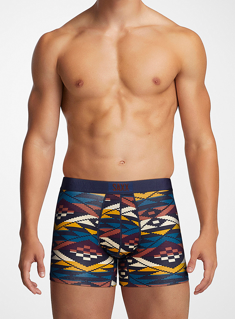 Saxx Assorted blue  Geo-patterned boxer brief VIBE for men