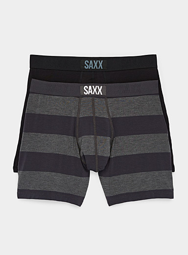 Logo waist black trunk VIBE, Saxx, Shop Comfort Trunks Online