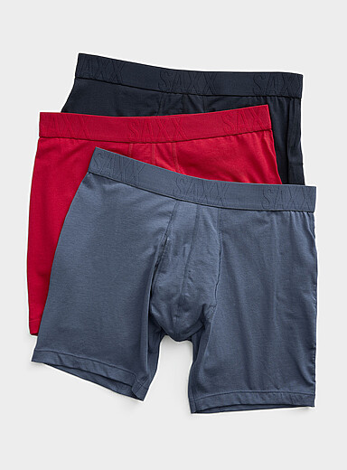 6" solid boxer briefs DROPTEMP&trade; 3-pack