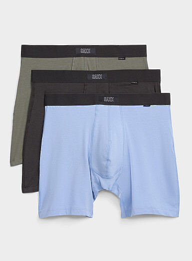 6" cotton boxer briefs 24SEVEN COTTON 3-pack